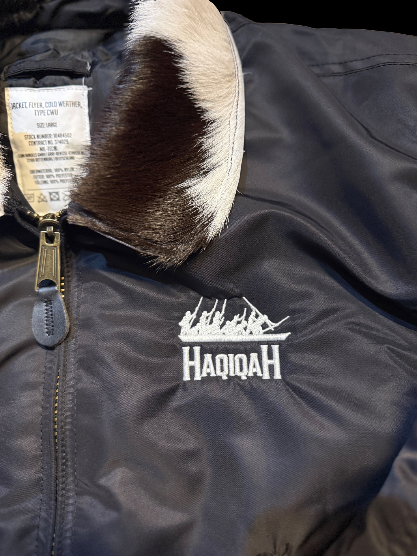 Cowhide Bomber Jacket